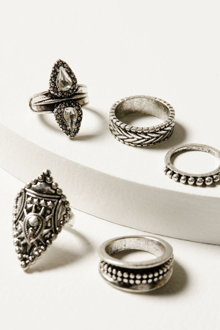 Promotion Idyllwind Women's Fairmont 5-Piece Silver Ring Set | Silver