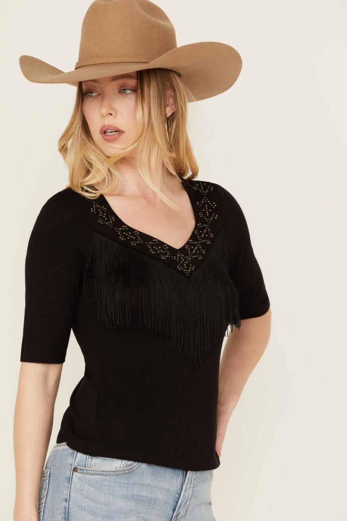 Promotion Idyllwind Women's Linder Fringe Front Tree | Black