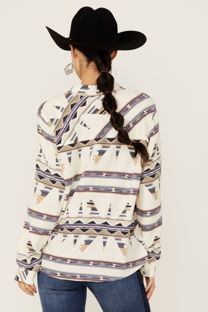 Promotion Idyllwind Women's Featherlight Printed Long Sleeve Pearl Snap Western Shirt | Ivory