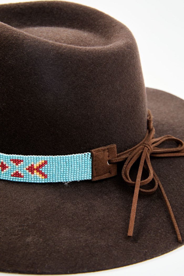 Promotion Idyllwind Women's Thunderbird Beaded Band Wool Felt Western Hat | Brown