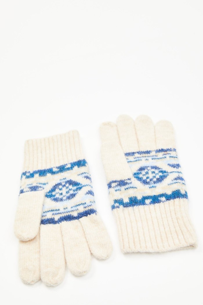 Promotion Idyllwind Women's Hensley Southwestern Print Gloves | Ivory