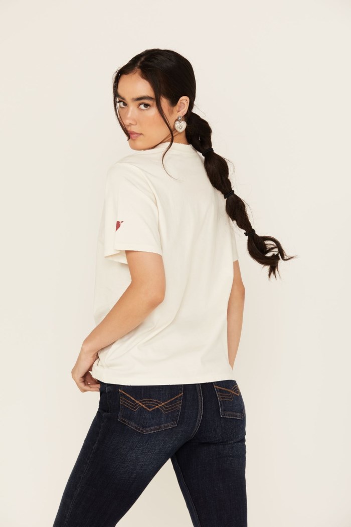 Promotion Idyllwind Women's Buck Off and Find Out Short Sleeve Graphic Tee | Ivory