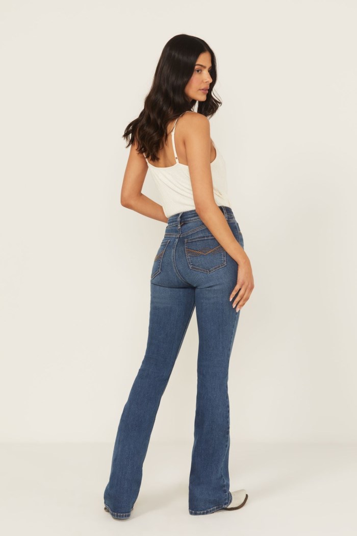 Promotion Idyllwind Women's Texas Hold 'Em Jeans in our Legend High Rise Bootcut Extreme Stretch Denim | Medium Wash