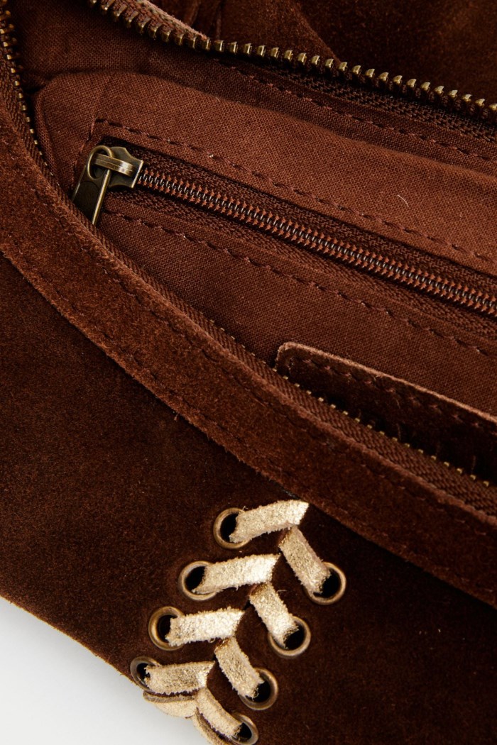 Promotion Idyllwind Women's Perlita Suede Fringe Crossbody Bag | Brown