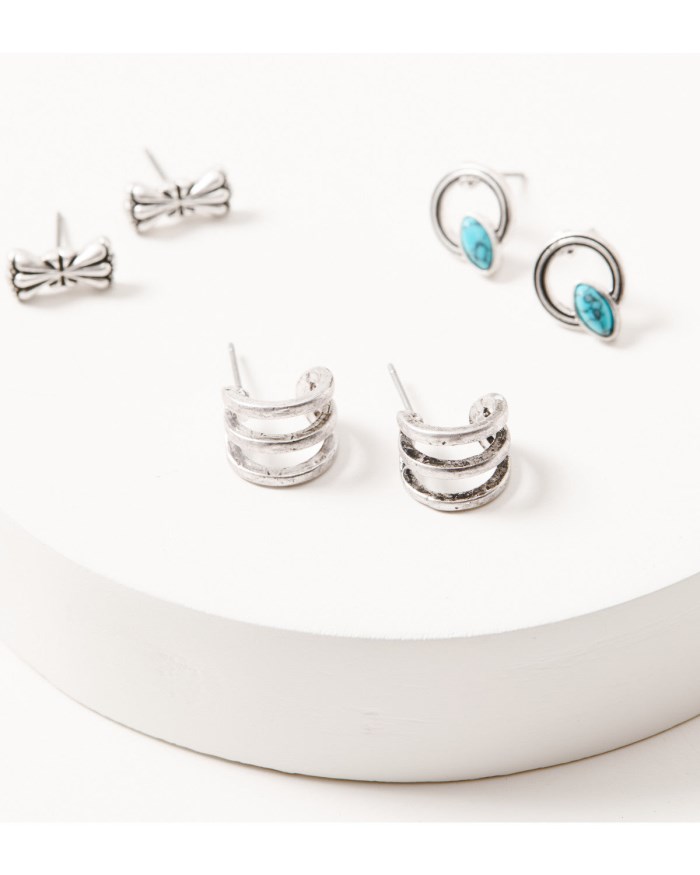 Promotion Idyllwind Women's Woodstock Earring Set - 6 Piece | Turquoise