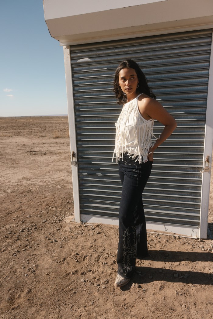 Promotion Idyllwind Women's Madie Faux Suede Fringe Tank | Ivory