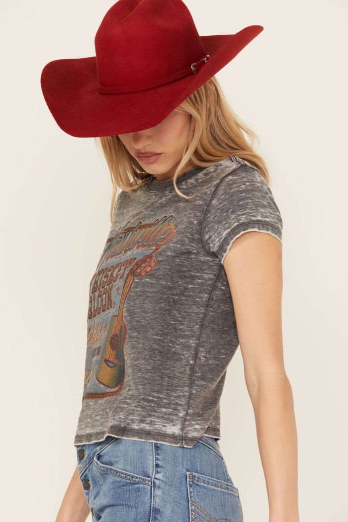 Promotion Idyllwind Women's Nashville Whiskey Saloon Short Sleeve Graphic Tee | Black