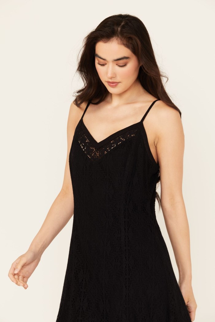 Promotion Idyllwind Women's Wyn Lace Sleeveless Maxi Dress | Black