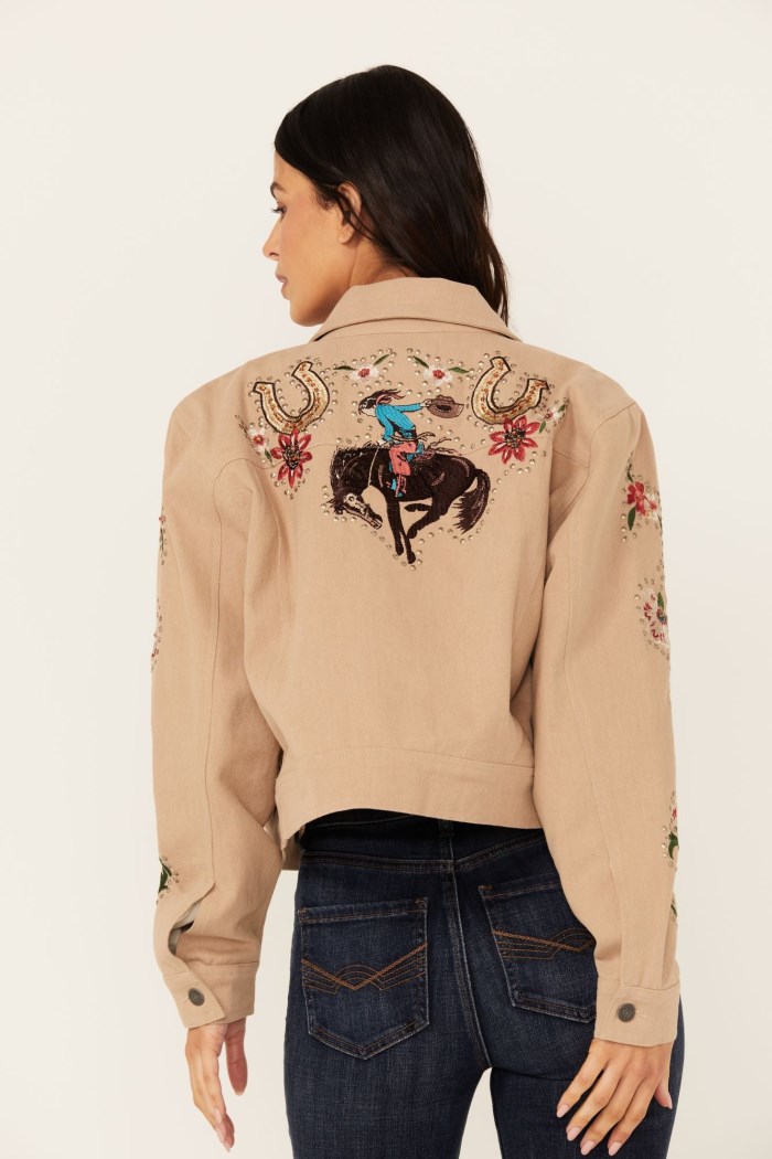 Promotion Idyllwind Women's Western Embellished Lightweight Jacket | Sand