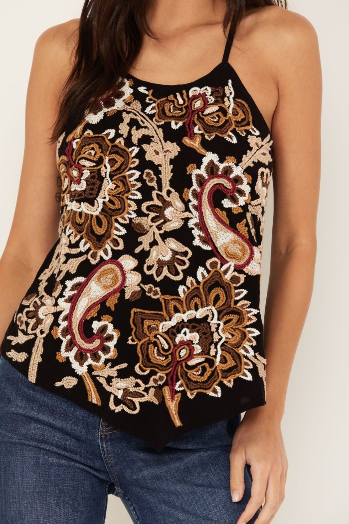 Promotion Idyllwind Women's Tullia Embroidered Tank | Black