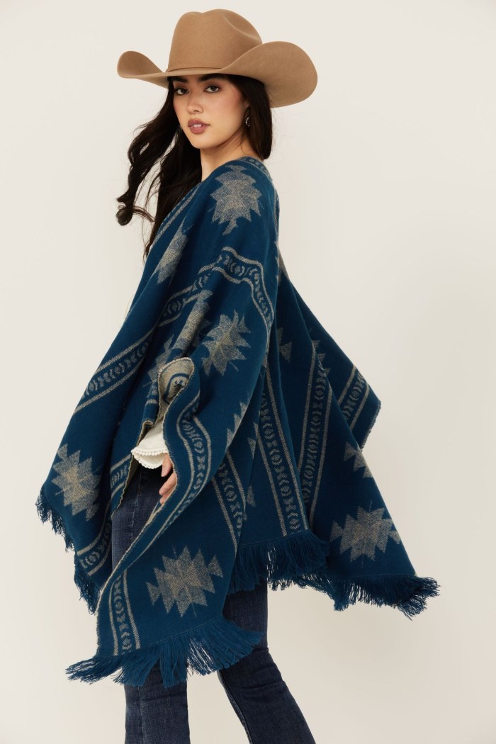 Promotion Idyllwind Women's Fesslers Reversible Shawl | Indigo