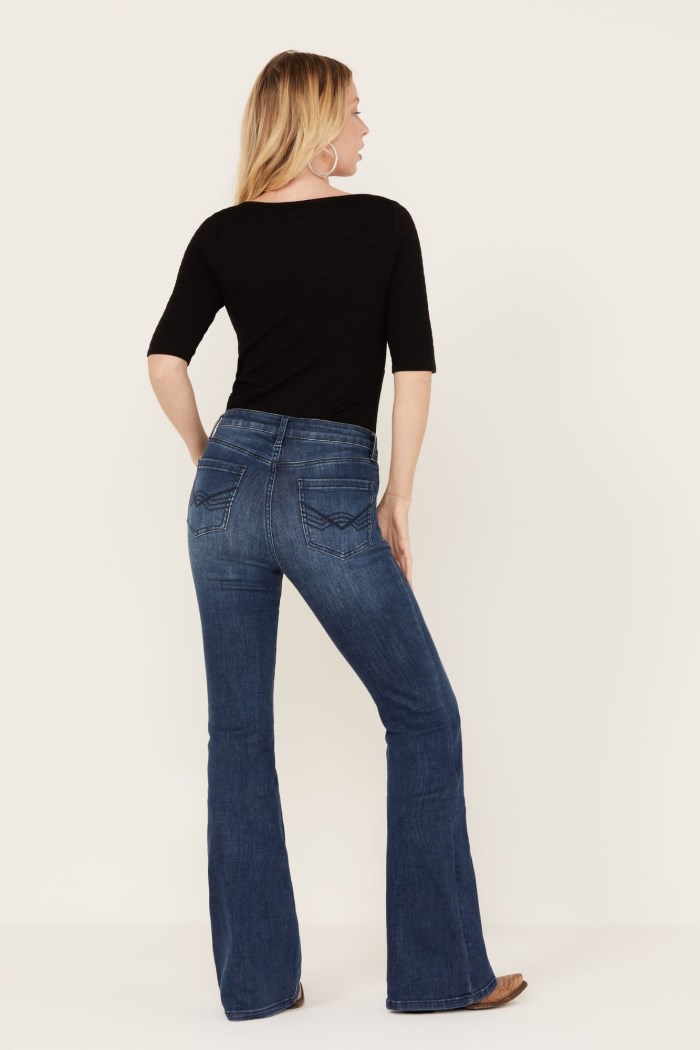 Promotion Idyllwind Women's Arena Avenue High Risin' Flare Jeans | Dark Wash