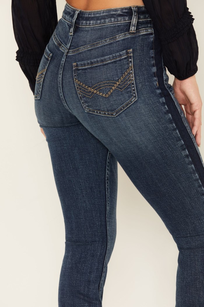 Promotion Idyllwind Women's Holland Medium Wash Contrast Panels High Risin' Stretch Bootcut Jeans | Medium Wash