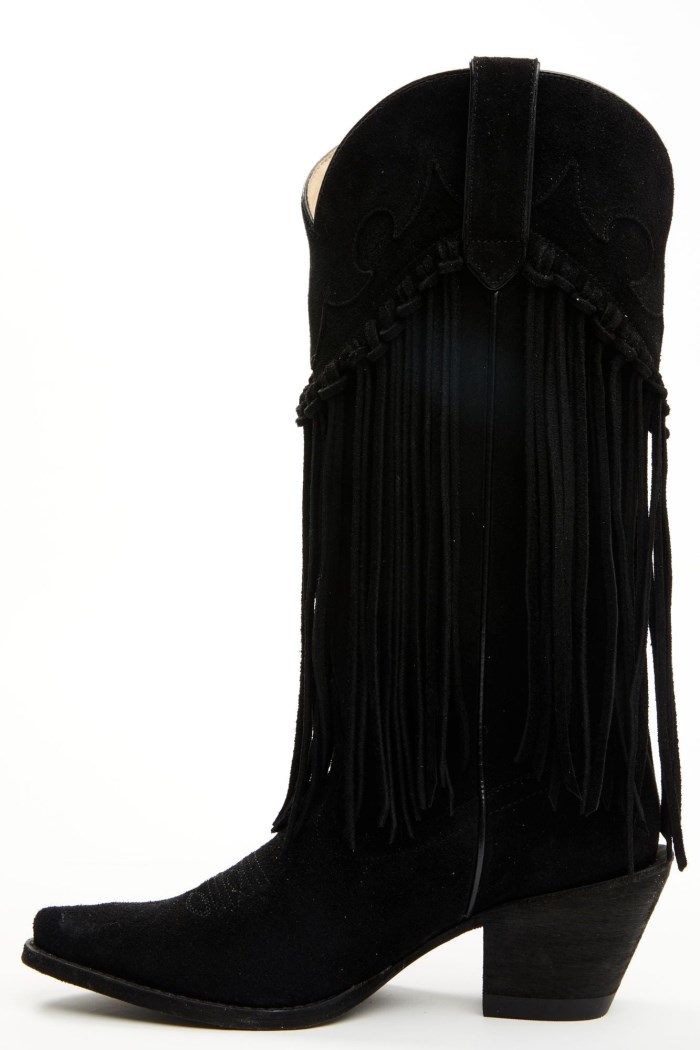 Promotion Idyllwind Women's Sterling Fringe Tall Western Boots - Snip Toe | Black