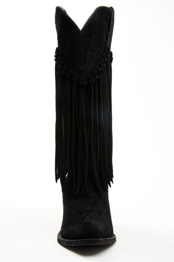 Promotion Idyllwind Women's Sterling Fringe Tall Western Boots - Snip Toe | Black