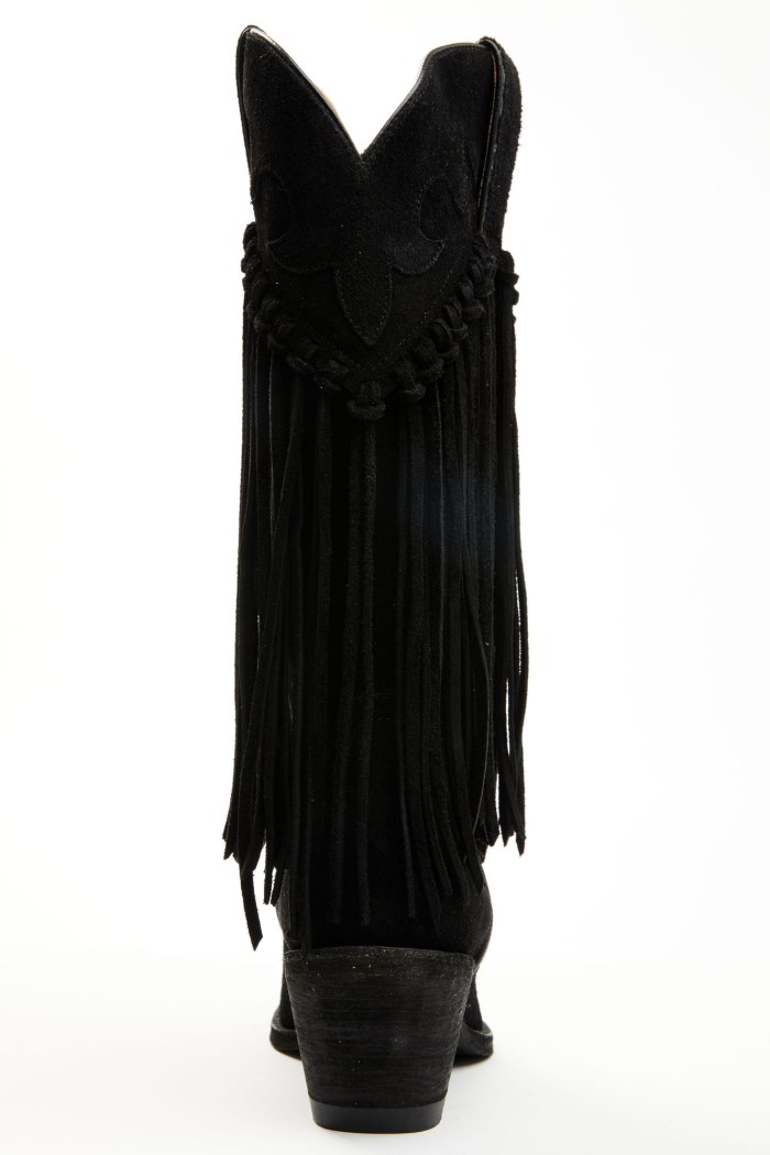 Promotion Idyllwind Women's Sterling Fringe Tall Western Boots - Snip Toe | Black