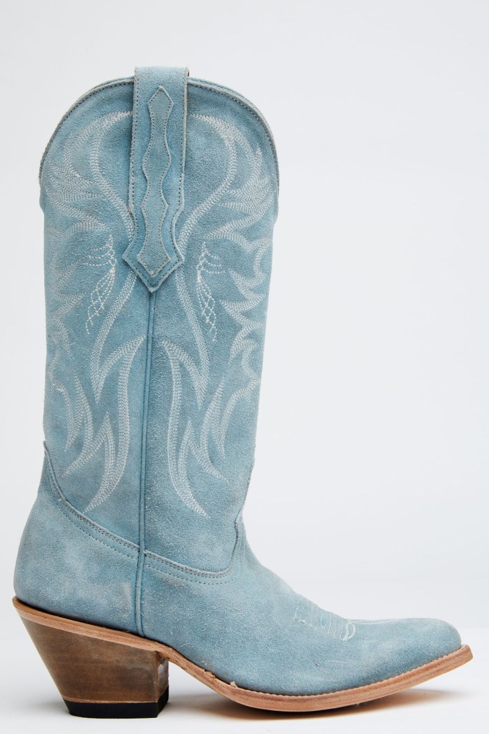 Promotion Idyllwind Women's Charmed Life Blue Suede Western Boots - Round Toe | Blue