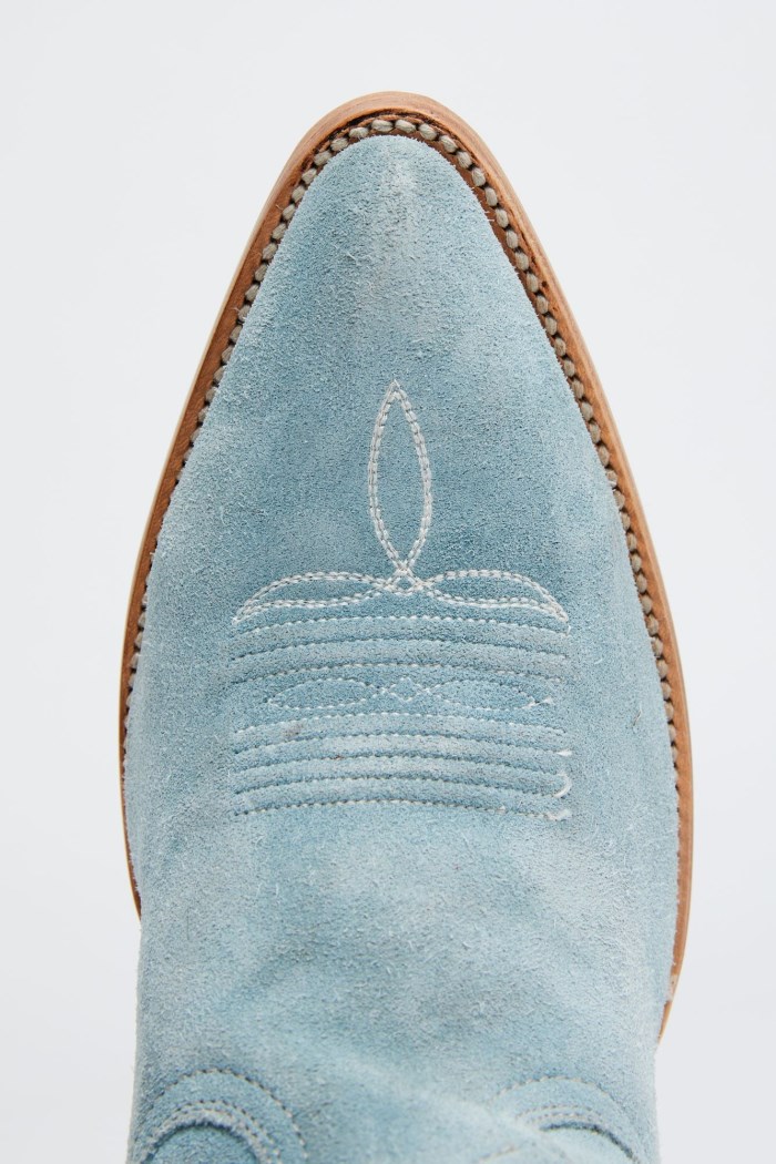 Promotion Idyllwind Women's Charmed Life Blue Suede Western Boots - Round Toe | Blue