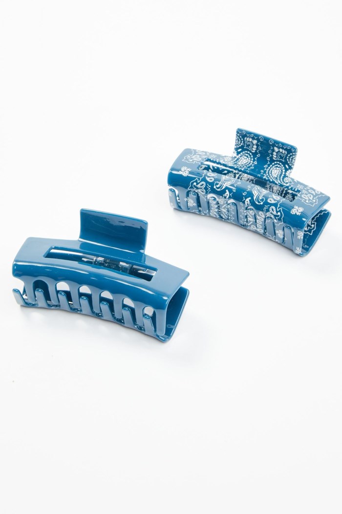 Promotion Idyllwind Women's Juliet Large Acrylic Hair Claw Set - 2 Piece | Navy