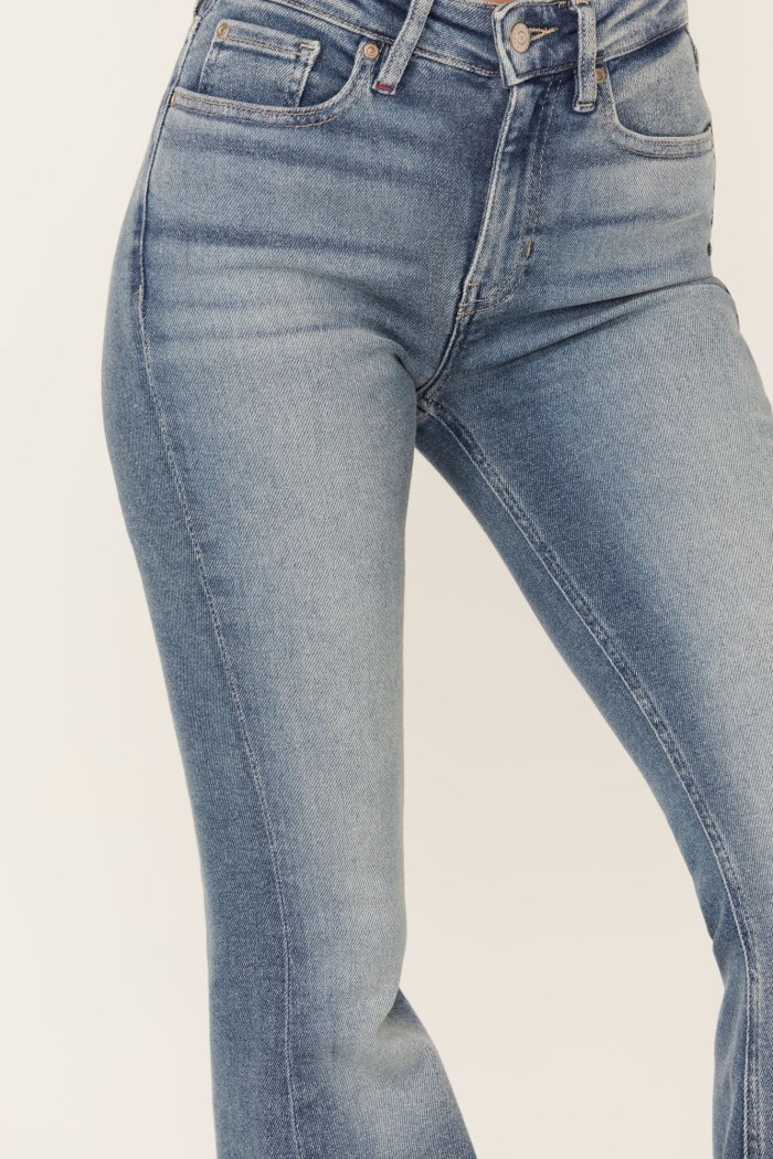 Promotion Idyllwind Women's Barnwell Medium Wash High Rise Flare Stretch Denim Jeans | Medium Wash