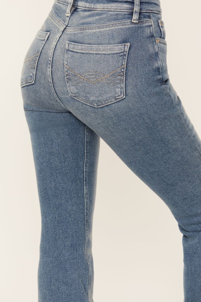 Promotion Idyllwind Women's Barnwell Medium Wash High Rise Flare Stretch Denim Jeans | Medium Wash