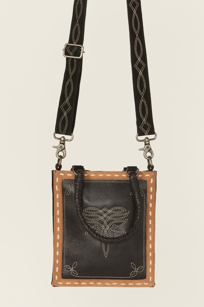 Promotion Idyllwind Women's Elaine Boot Stitch Crossbody Bag | Black