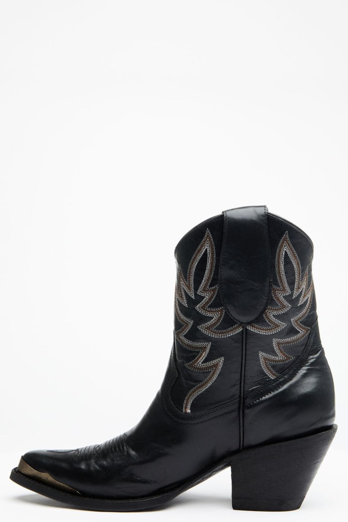 Promotion Idyllwind Women's Wheels Black Leather Western Booties - Round Toe | Black