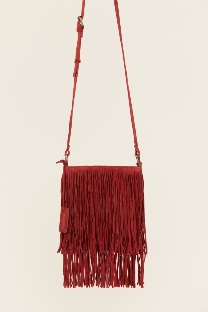 Promotion Idyllwind Women's Camarillo Suede Fringe Crossbody Bag | Red