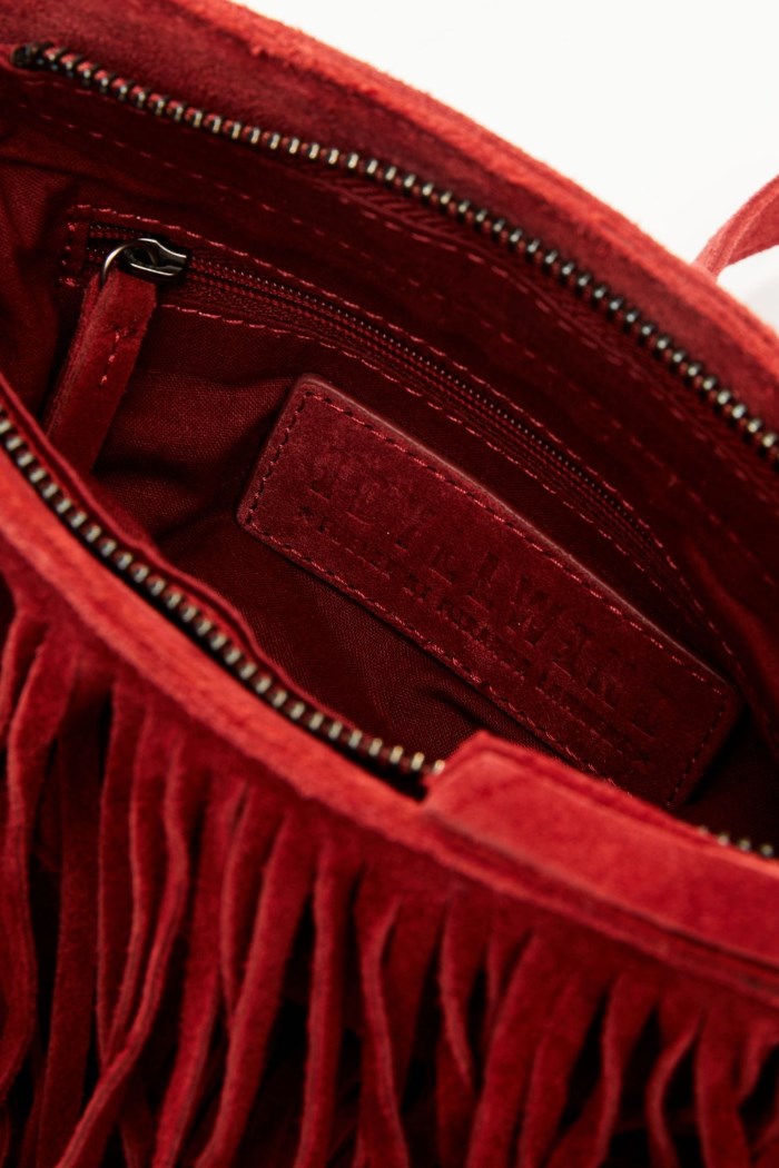 Promotion Idyllwind Women's Camarillo Suede Fringe Crossbody Bag | Red