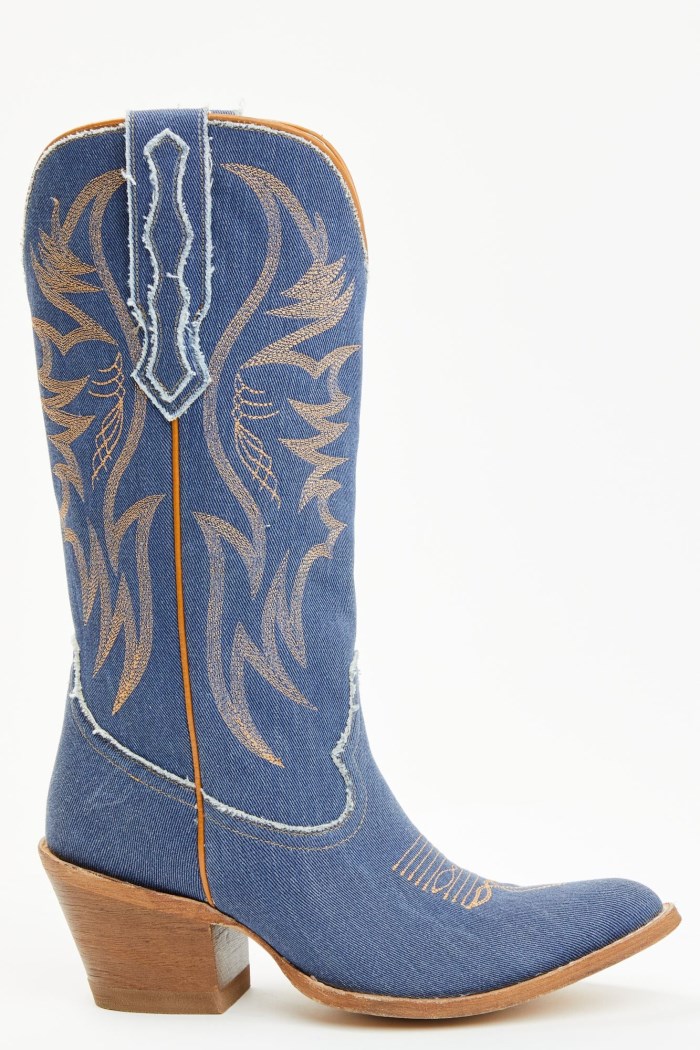 Promotion Idyllwind Women's Charmed Life Denim Western Boots - Round Toe | Blue