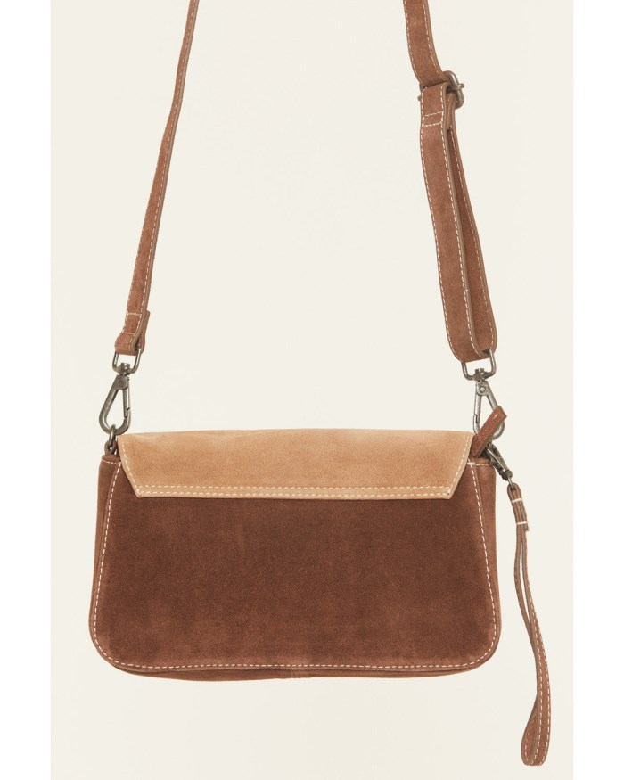 Promotion Idyllwind Women's Louanne Suede Western Crossbody Bag | Pecan