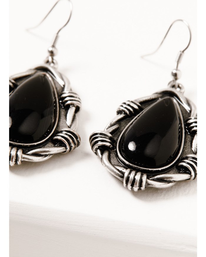 Promotion Idyllwind Women's Memphis Teardrop Earrings | Black