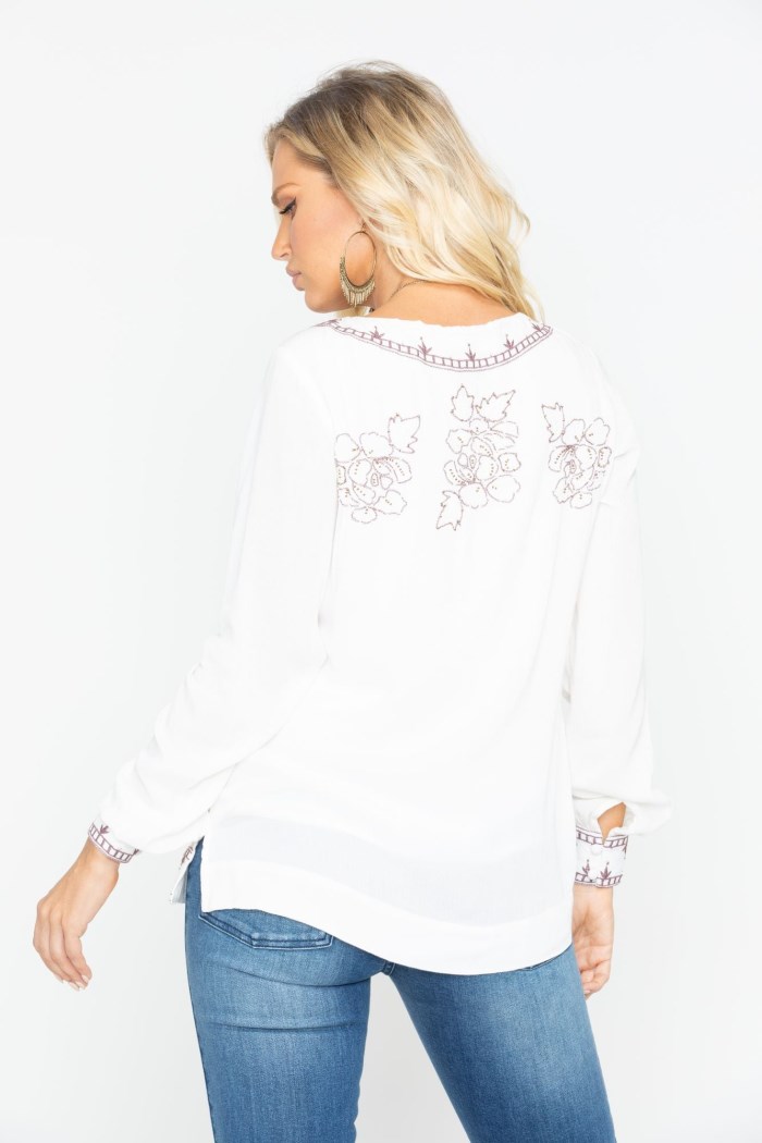 Promotion Idyllwind Women's Homegrown Lace Up Tunic Top | Ivory