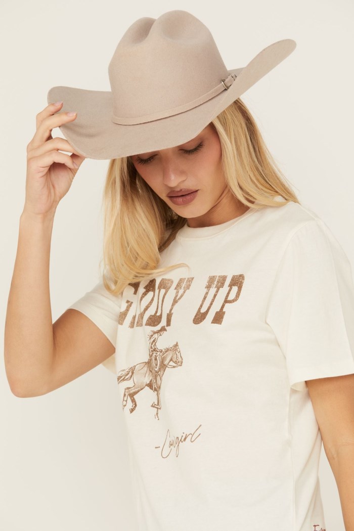 Promotion Idyllwind Women's Giddy Up Short Sleeve Graphic Tee | Ivory