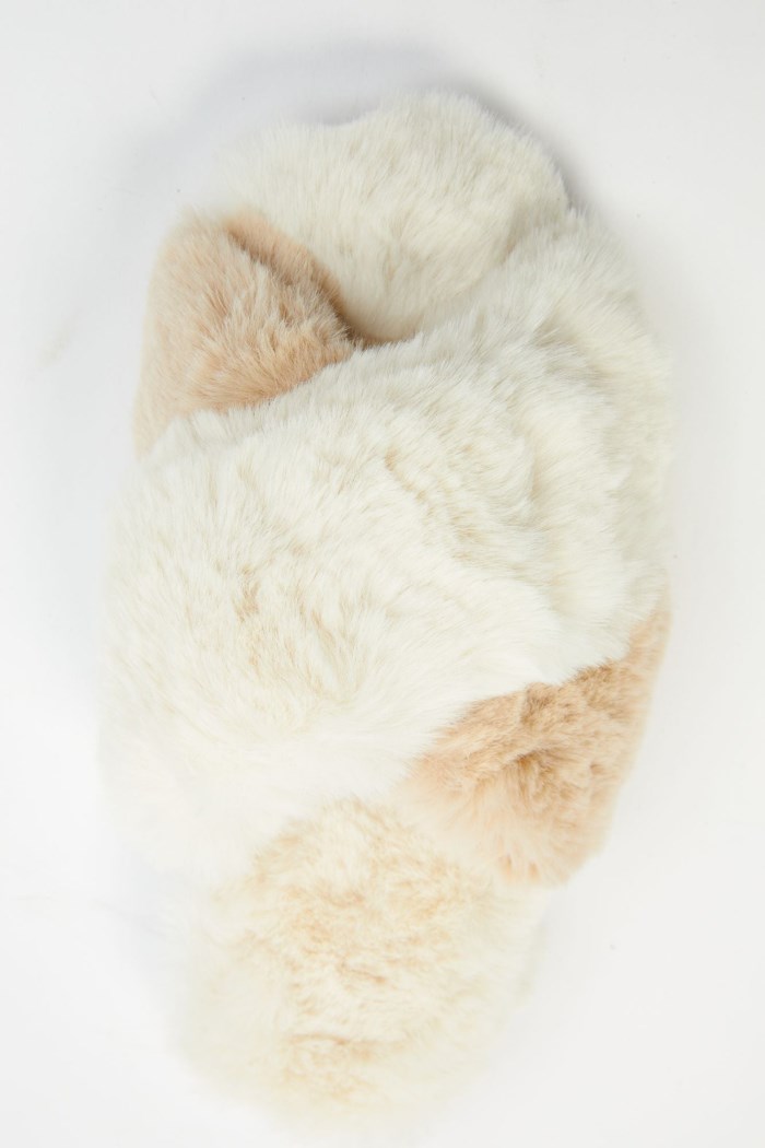 Promotion Idyllwind Women's Aspen Cream Faux Fur Slippers | Cream