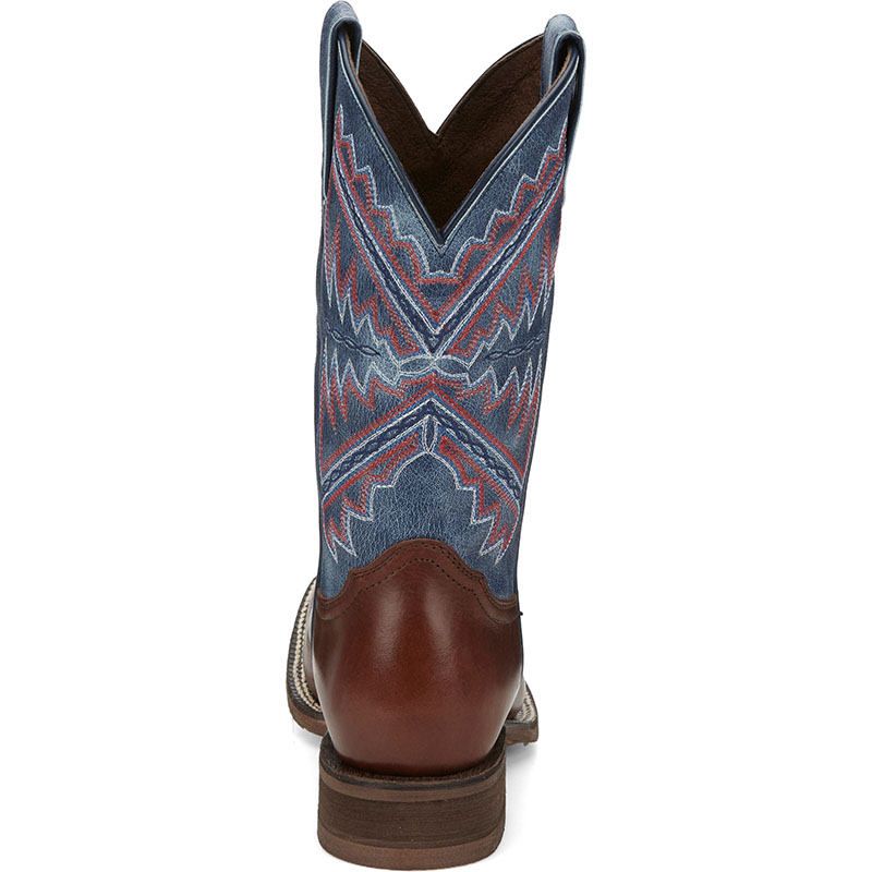 NEW ARRIVALS NOCONA WOMEN'S HERO NAIDA BLUE SQUARE TOE WESTERN BOOTS NL5417-Blue