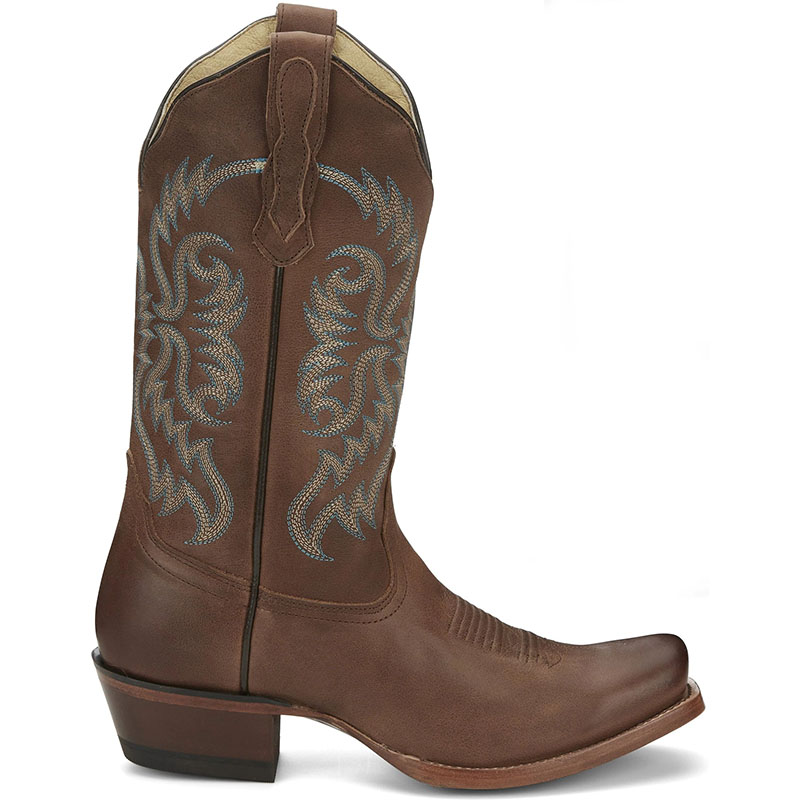 NEW ARRIVALS NOCONA WOMEN'S BLUEBONNET TAN SNIP TOE WESTERN BOOTS NL5009-Tan