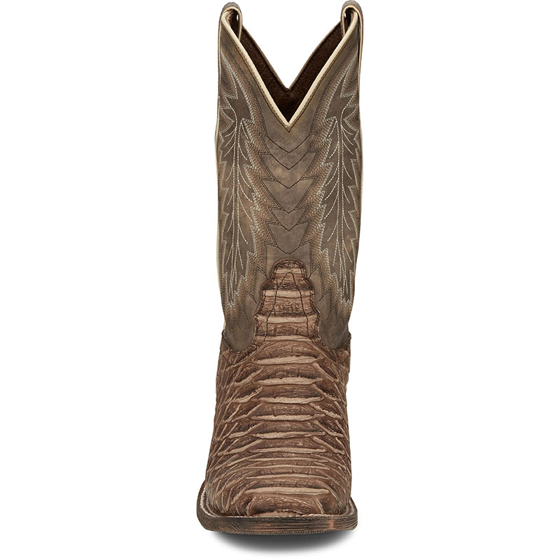 NEW ARRIVALS NOCONA MEN'S MESCALERO RUGGED SNAKE PRINT WESTERN BOOTS HR5604-Brown