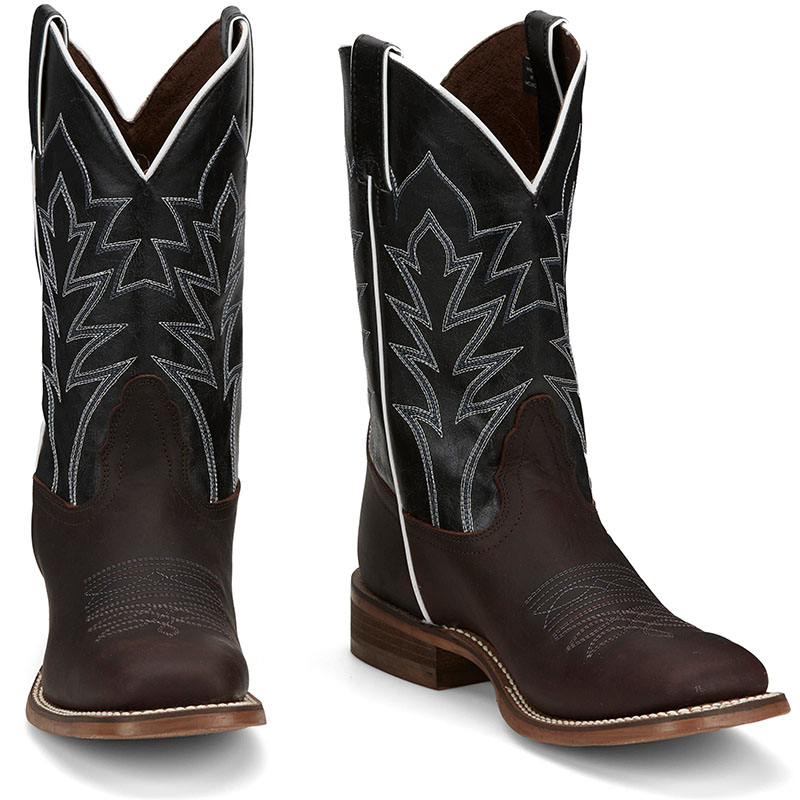 NEW ARRIVALS NOCONA MEN'S HERO BAYLON BROWN SQUARE TOE WESTERN BOOTS NB5556-Brown