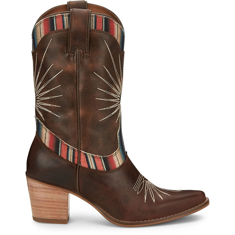 NEW ARRIVALS NOCONA WOMEN'S CONCHITA BROWN SERAPE WESTERN BOOTS ME1924-Brown