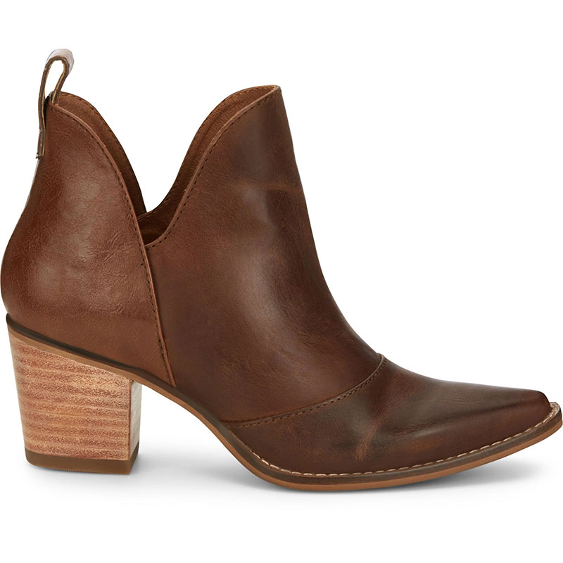 NEW ARRIVALS NOCONA WOMEN'S MICKI BROWN COWHIDE FASHION BOOTIES ME1921-Brown