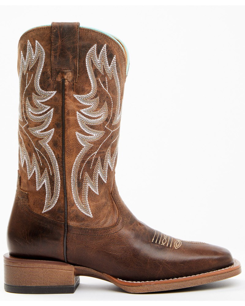New Arrivals Shyanne Stryde Women's Western Performance Boots - Square Toe | Brown