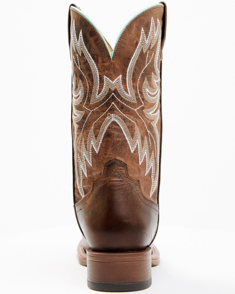 New Arrivals Shyanne Stryde Women's Western Performance Boots - Square Toe | Brown