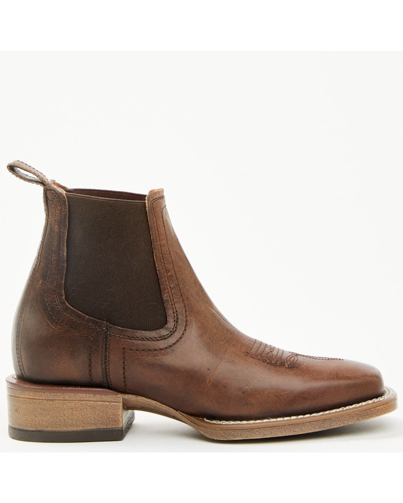 New Arrivals Shyanne Stryde Women's Chelsea Boots - Square Toe | Brown