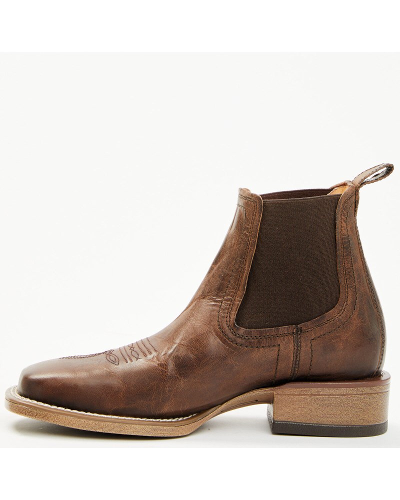 New Arrivals Shyanne Stryde Women's Chelsea Boots - Square Toe | Brown