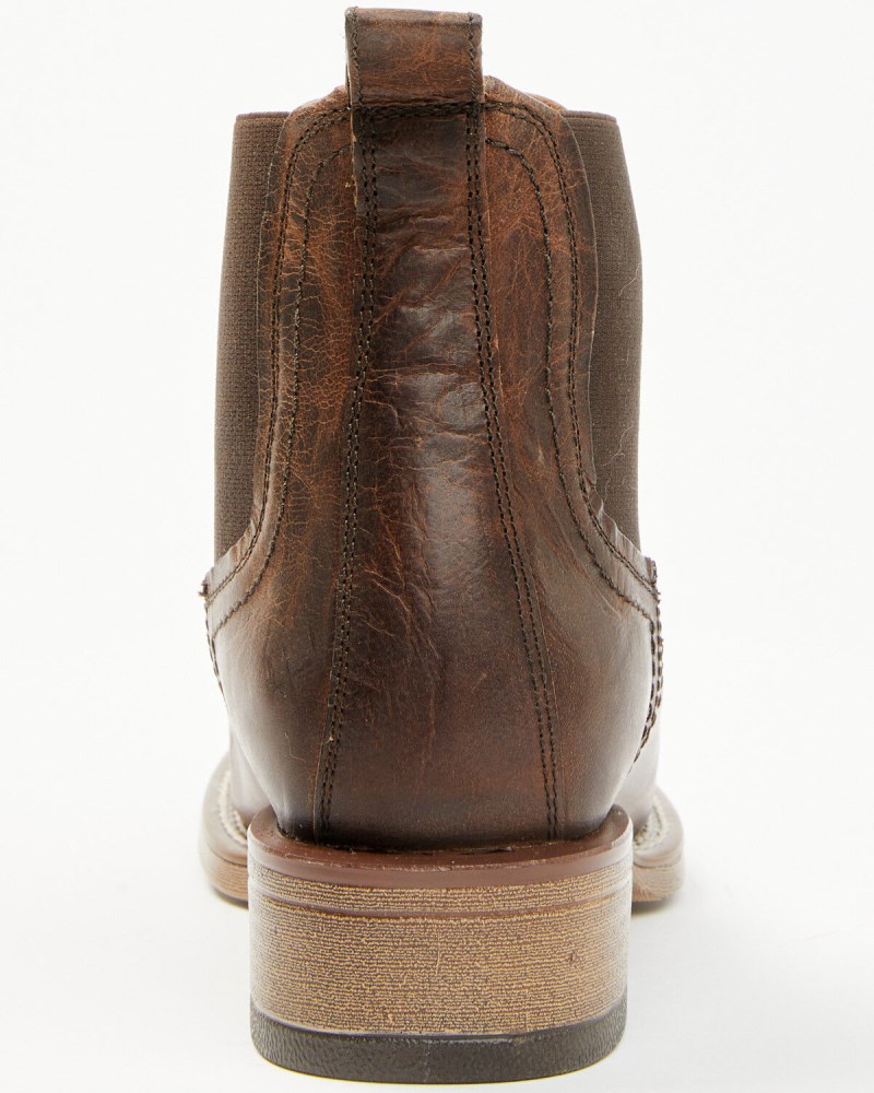 New Arrivals Shyanne Stryde Women's Chelsea Boots - Square Toe | Brown