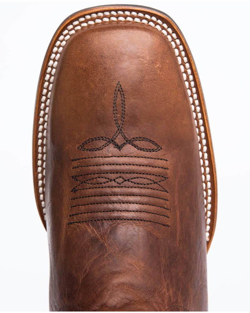 New Arrivals Shyanne Women's Spark Xero Gravity Western Performance Boots - Broad Square Toe | Brown