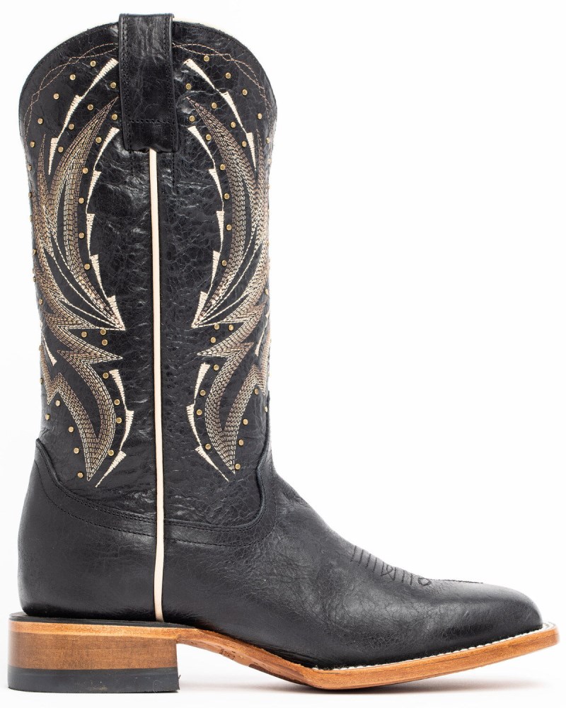 New Arrivals Shyanne Women's Hadley Western Performance Boots - Broad Square Toe | Black
