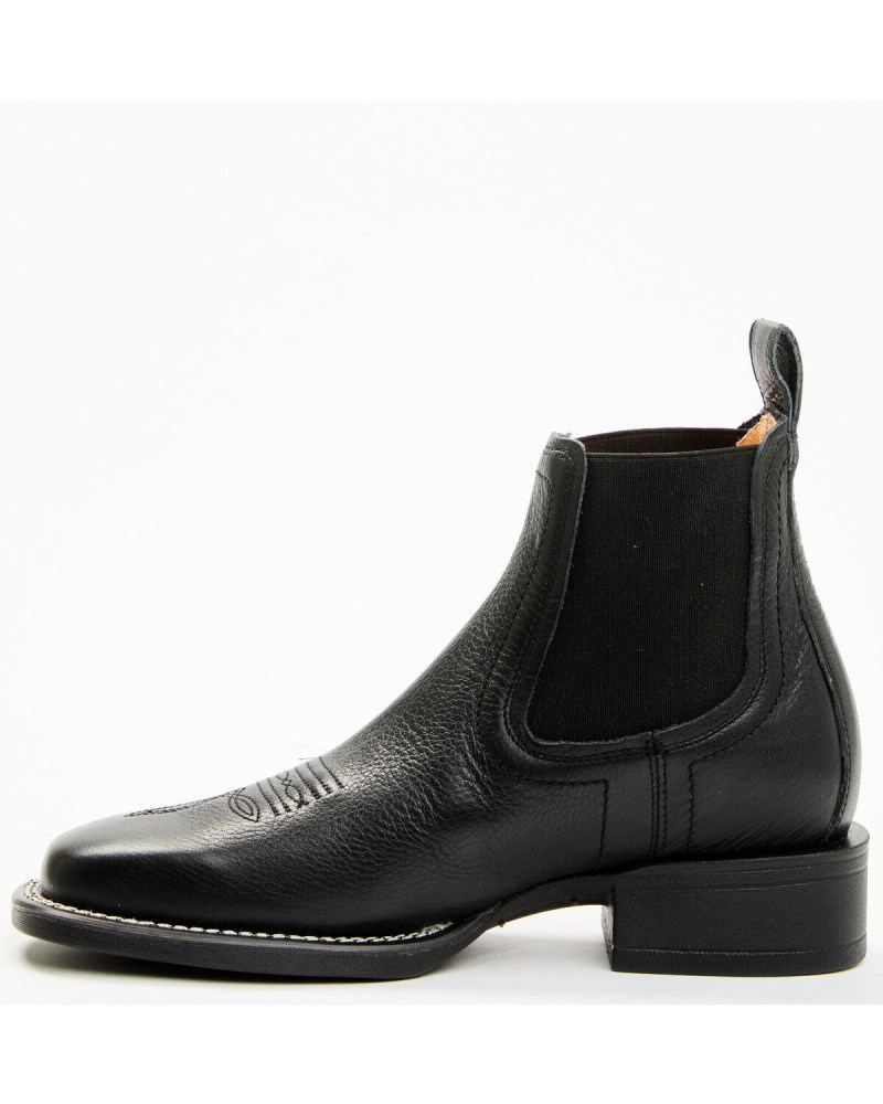 New Arrivals Shyanne Stryde Women's Chelsea Boots - Square Toe | Black