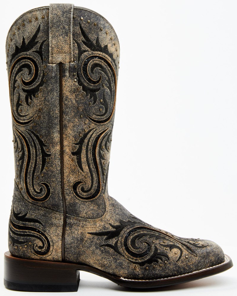New Arrivals Shyanne Women's Glenna Western Boots - Broad Square Toe | Brown